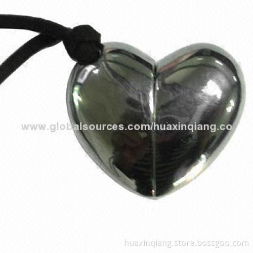 USB Flash Drive, Diamond Heart Style, USB 2.0, 5-year Warranty